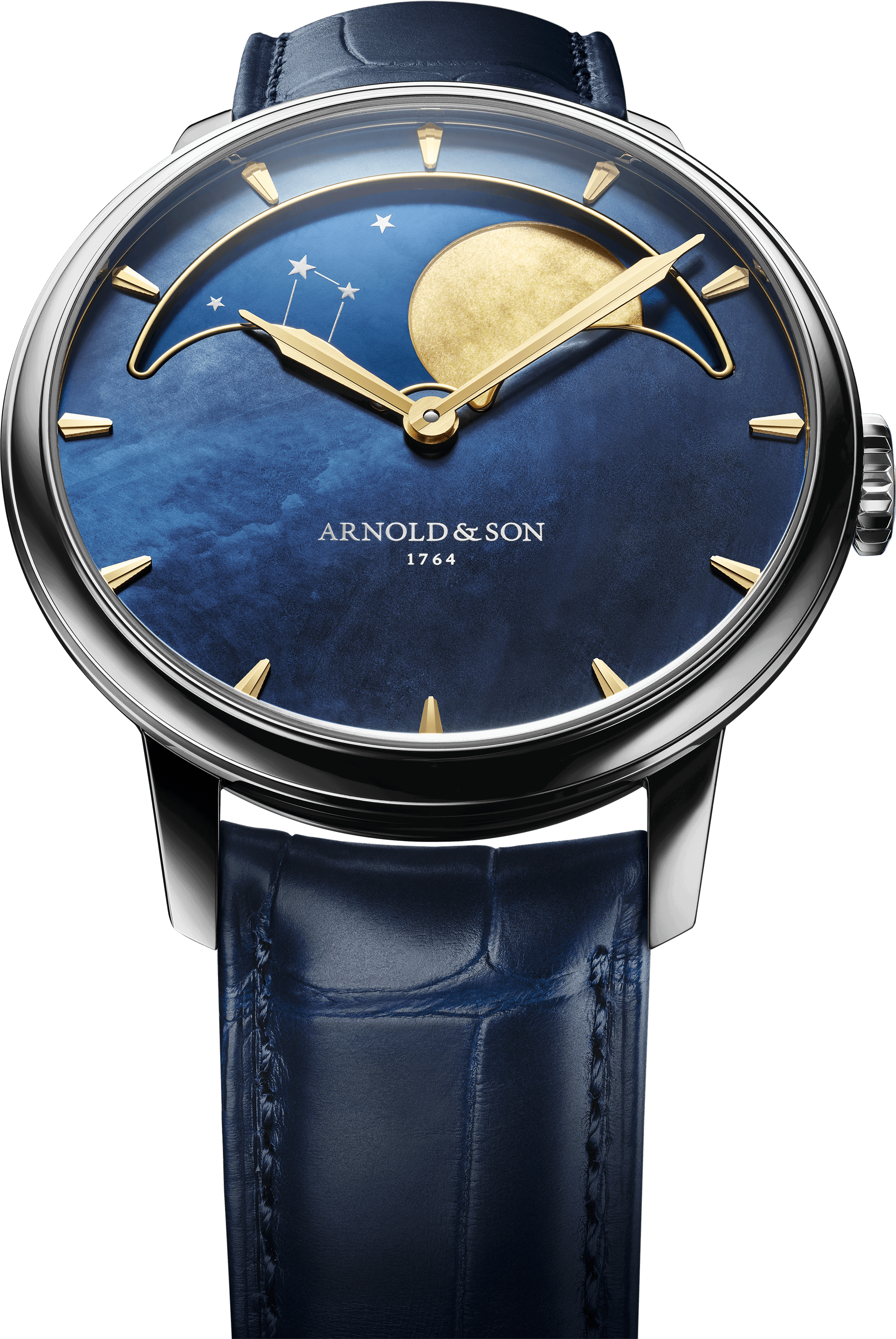 Photo of Perpetual Moon 41.5 Steel "Colors of the Moon" Blue