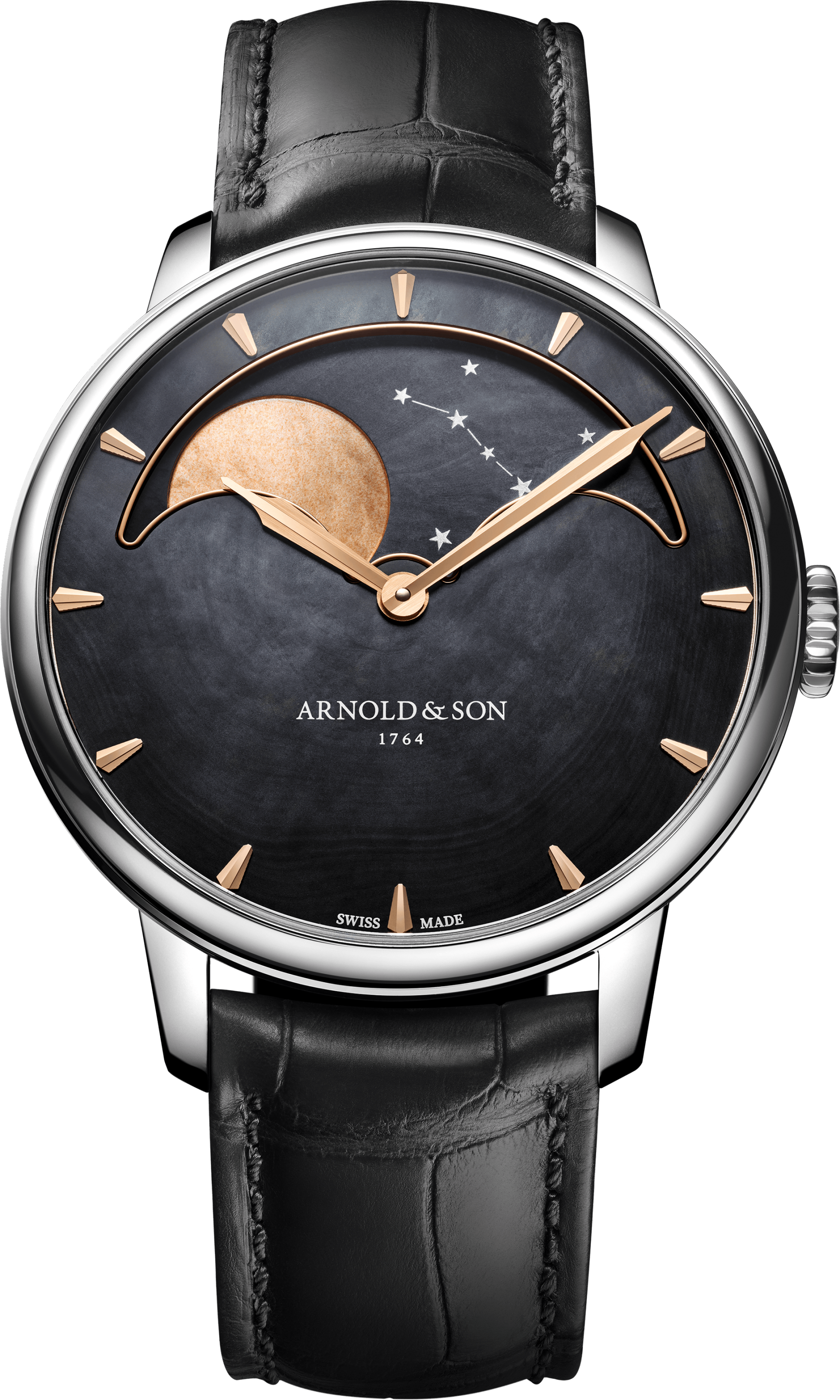 Photo of Perpetual Moon 41.5 Steel "Colors of the Moon" Black