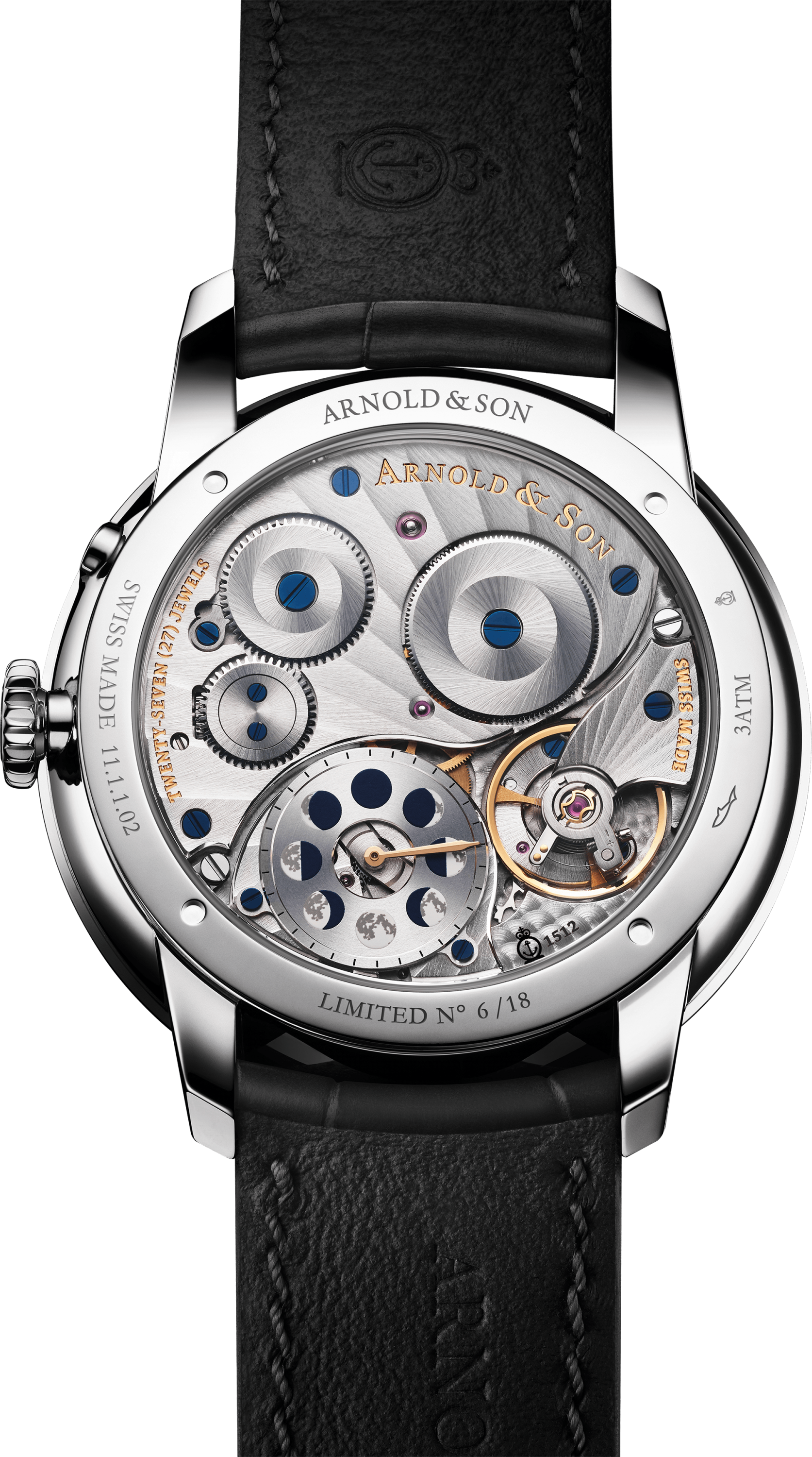 Photo of Perpetual Moon 41.5 Steel "Colors of the Moon" Black