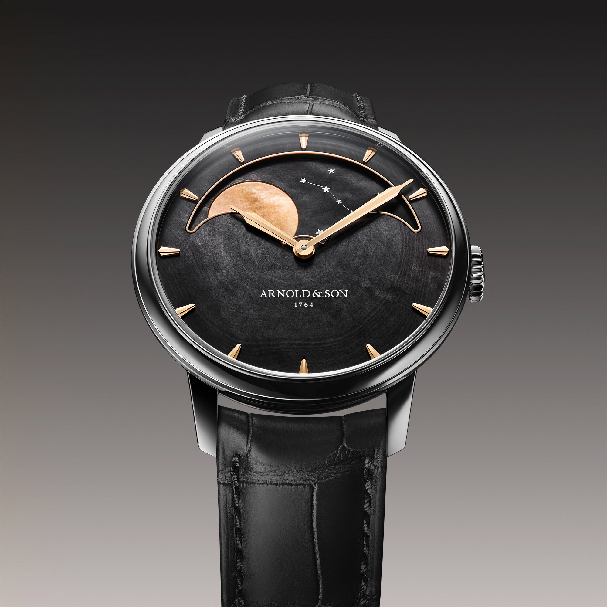 Photo of Perpetual Moon 41.5 Steel "Colors of the Moon" Black