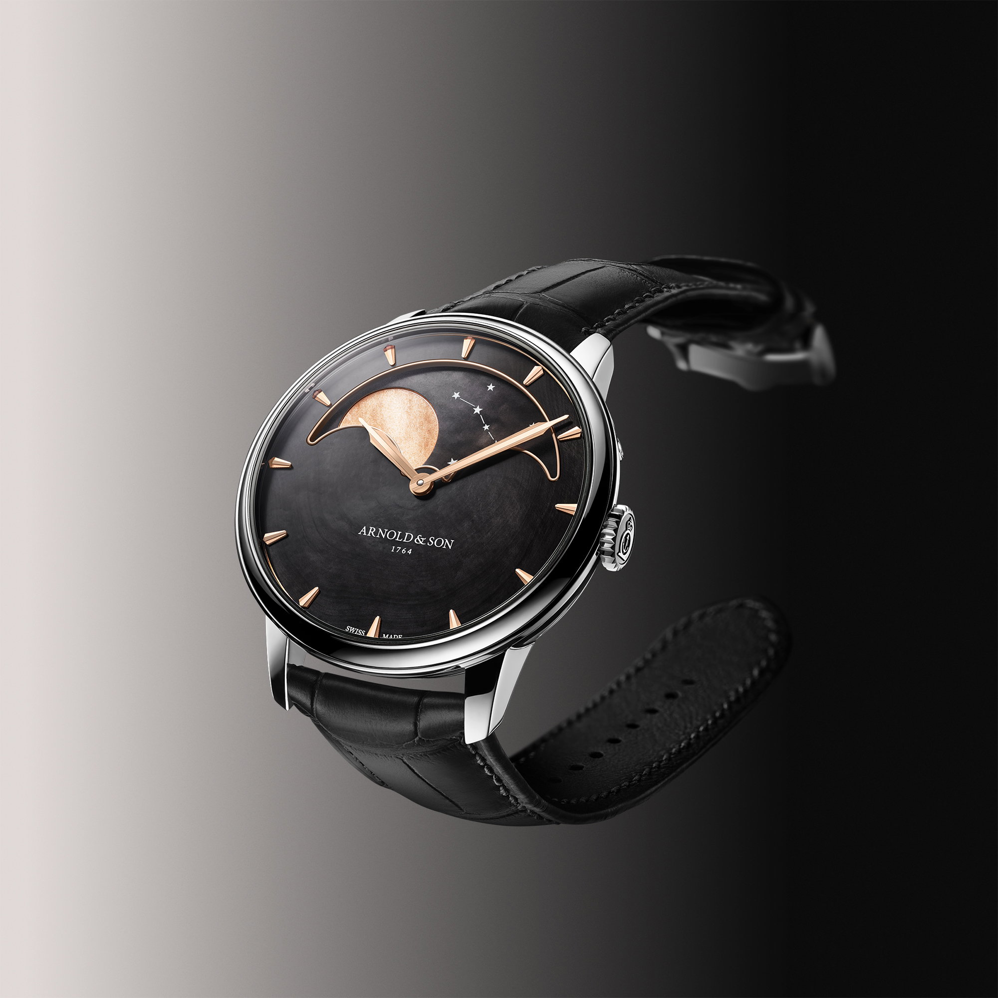Photo of Perpetual Moon 41.5 Steel "Colors of the Moon" Black