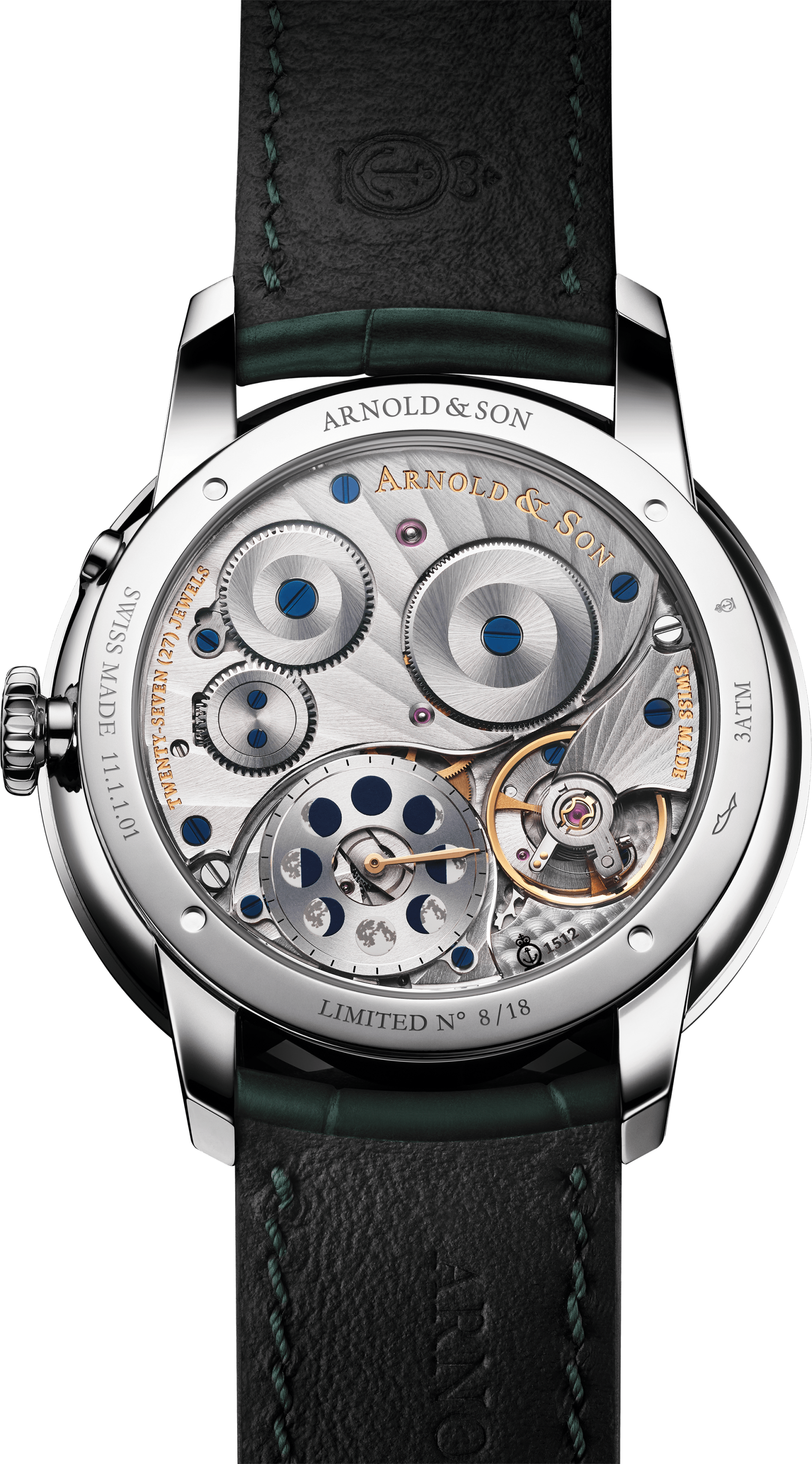 Photo of Perpetual Moon 41.5 Steel "Colors of the Moon" Green