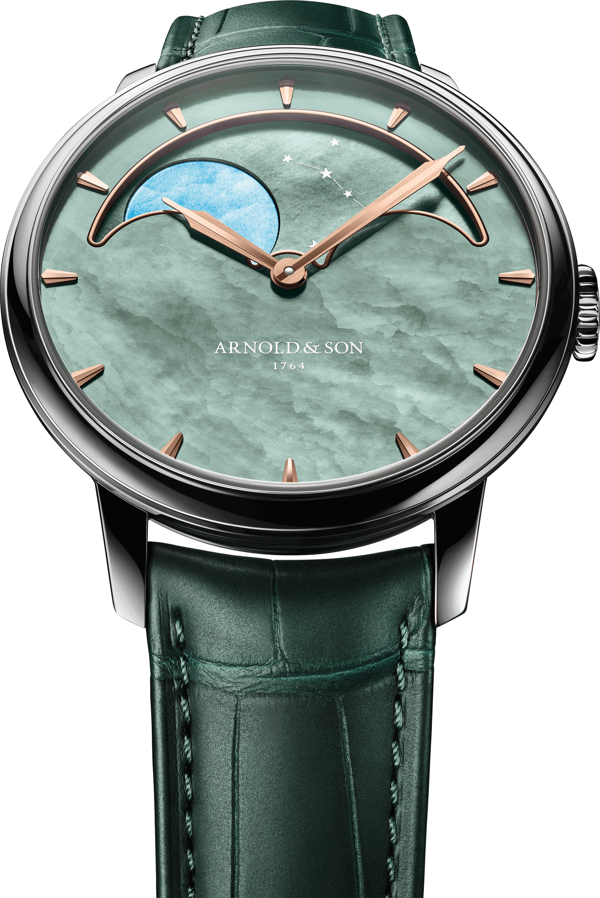 Photo of Perpetual Moon 41.5 Steel "Colors of the Moon" Green