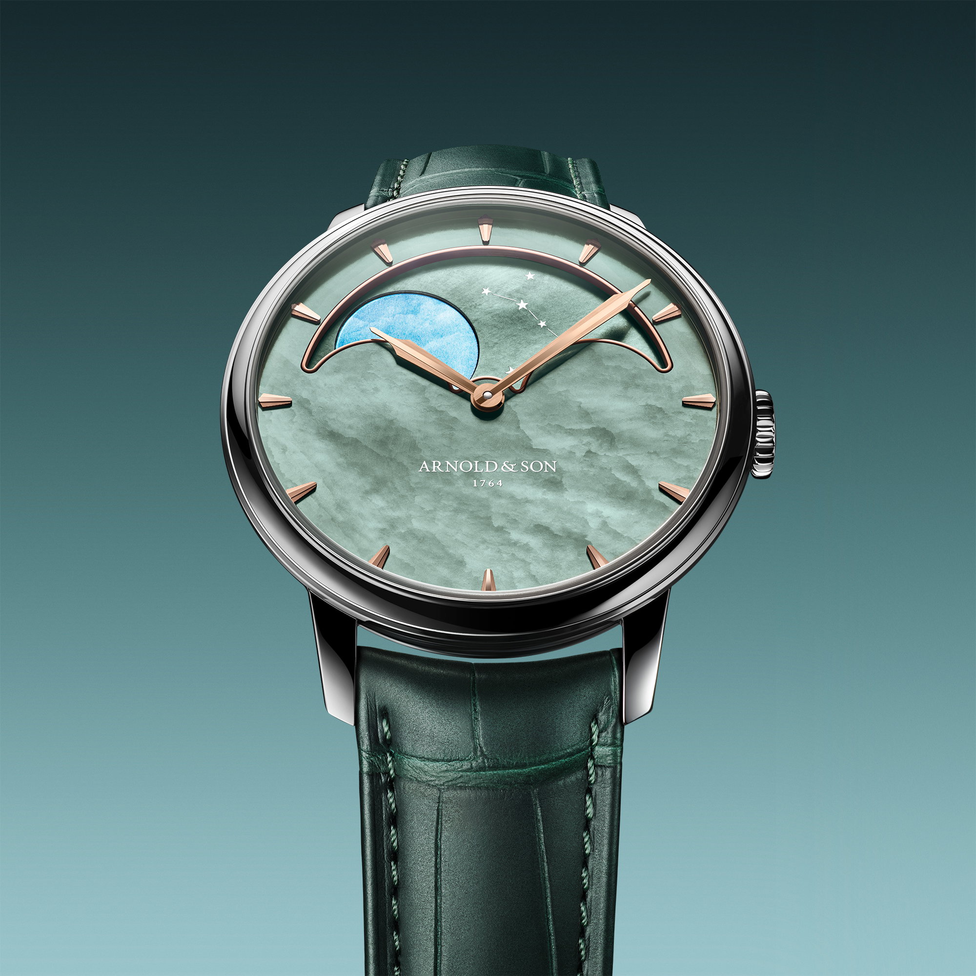 Photo of Perpetual Moon 41.5 Steel "Colors of the Moon" Green