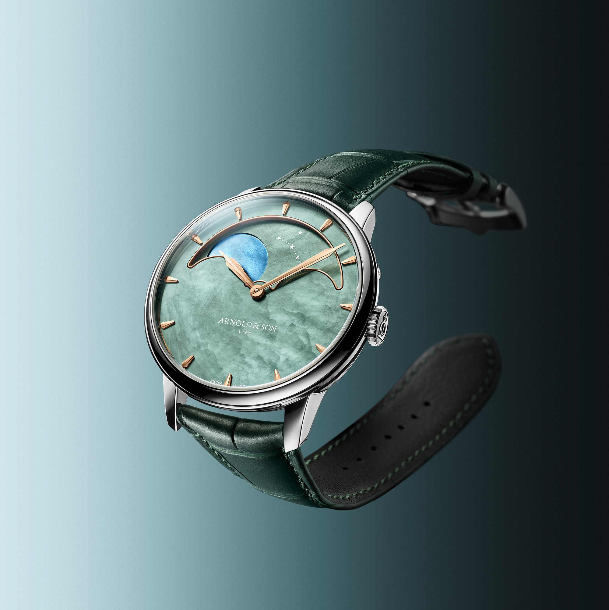 Photo of Perpetual Moon 41.5 Steel "Colors of the Moon" Green