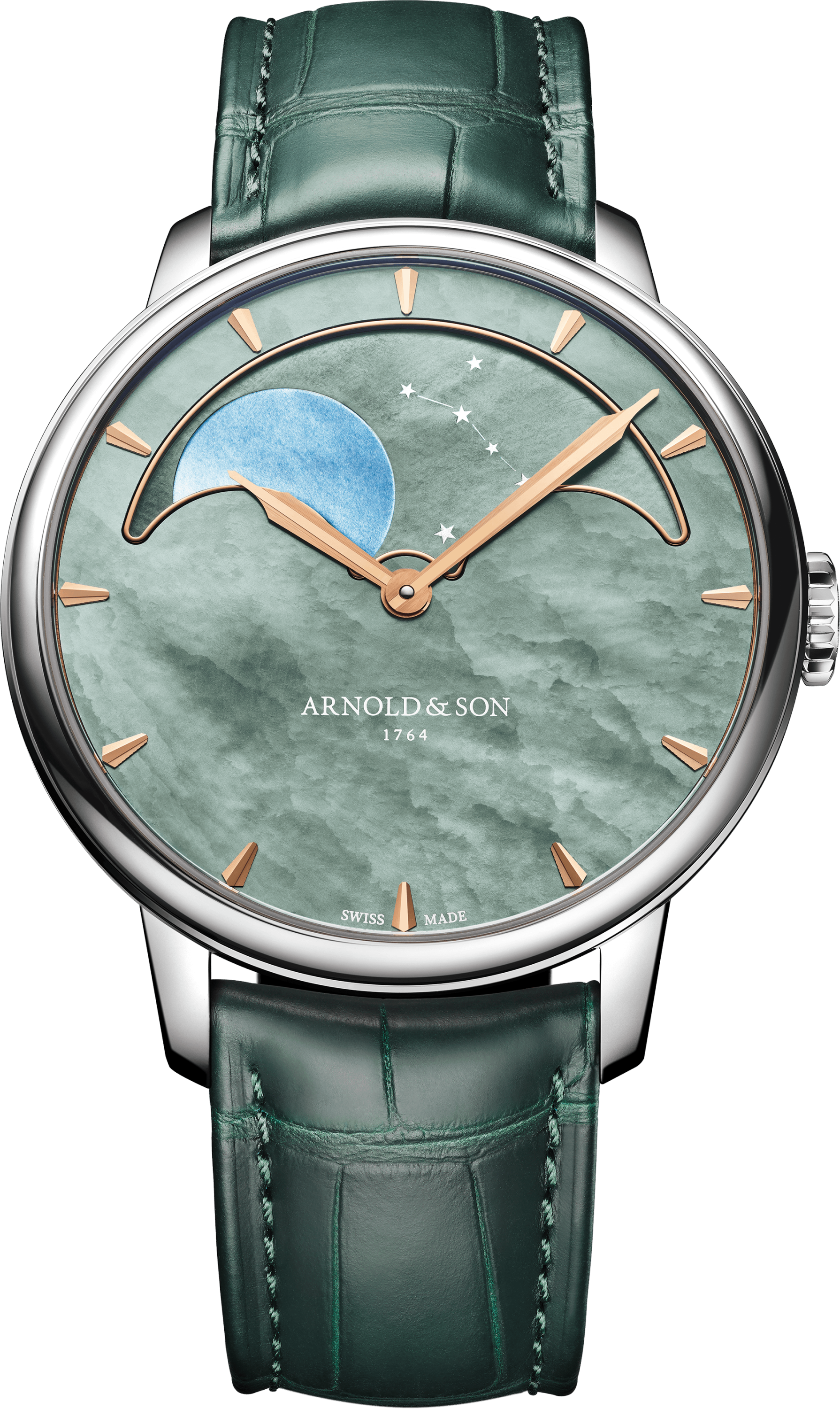 Photo of Perpetual Moon 41.5 Steel "Colors of the Moon" Green